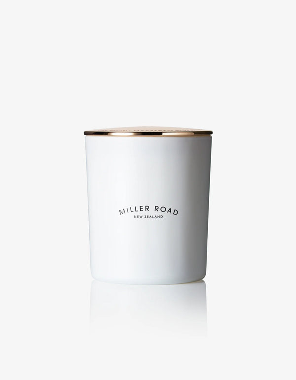 Miller Road White Luxury Candle